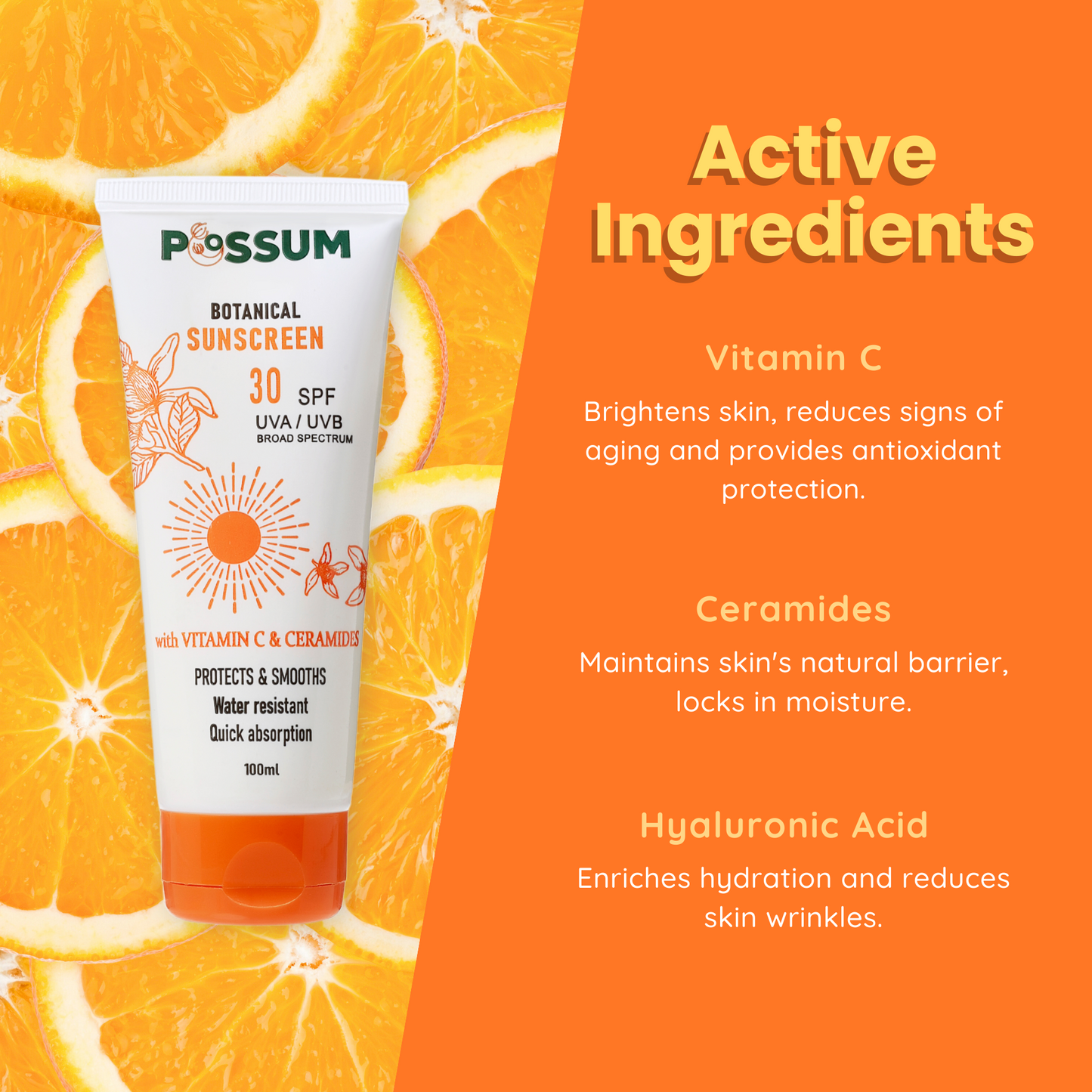 Sunscreen - Vitamin C & Ceramides