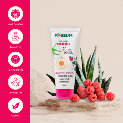 Sunscreen - Aloe Vera & Raspberry