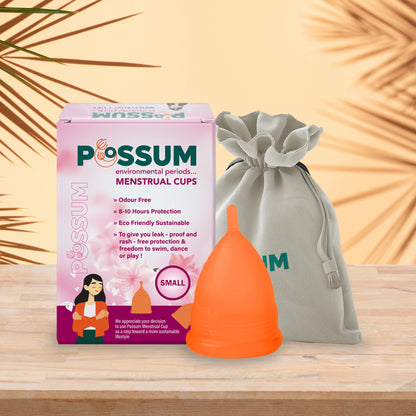 MENSTRUAL CUP WITH POUCH