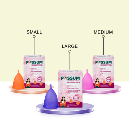 MENSTRUAL CUP WITH POUCH